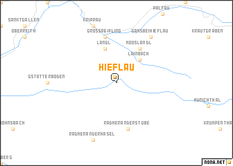 map of Hieflau