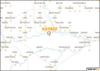 map of Hiên Bồn