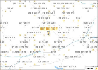 map of Hiendorf