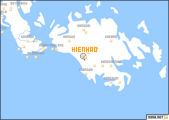 map of Hiến Hào