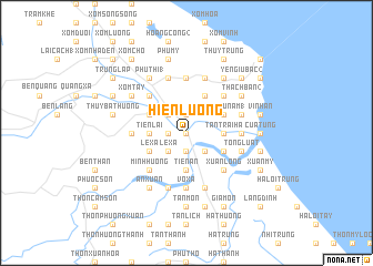 map of Hiền Lương
