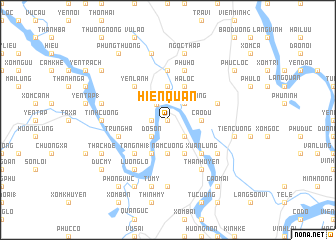 map of Hiền Quan