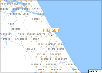 map of Hiền Sơn