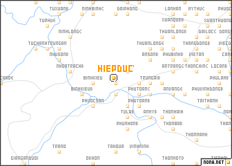 map of Hiệp Ðức