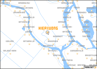 map of Hiệp Xương