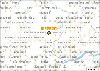 map of Hierbach
