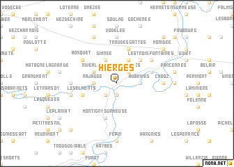 map of Hierges