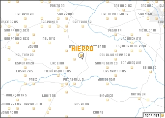 map of Hierro
