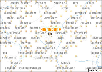 map of Hiersdorf