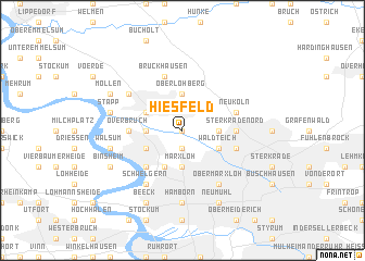 map of Hiesfeld