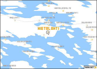 map of Hietalahti