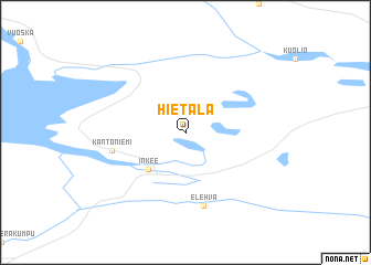 map of Hietala