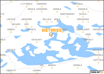 map of Hietamies