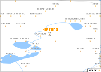 map of Hietana