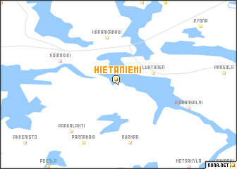 map of Hietaniemi