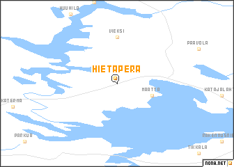 map of Hietaperä