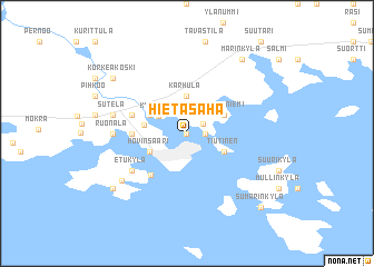 map of Hietasaha