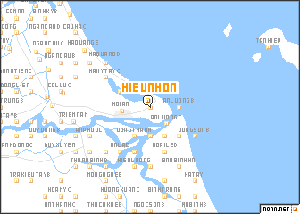 map of Hiếu Nhơn