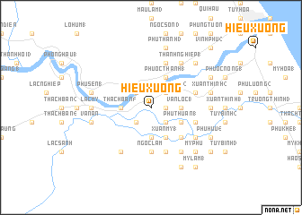 map of Hiếu Xương