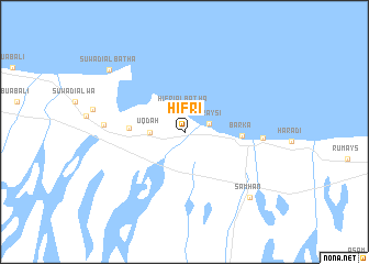 map of Ḩifrī