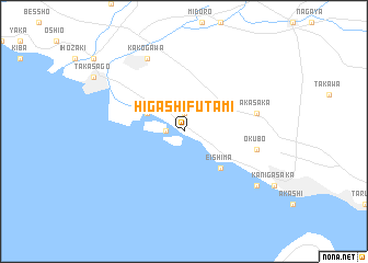 map of Higashi-futami