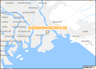 map of Higashi-shinozakichō