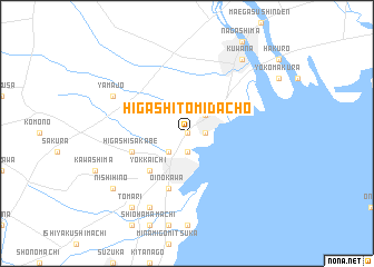 map of Higashi-tomidachō