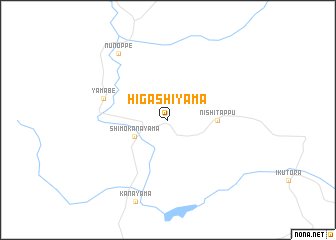 map of Higashiyama