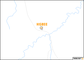 map of Higbee