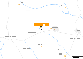 map of Higgston