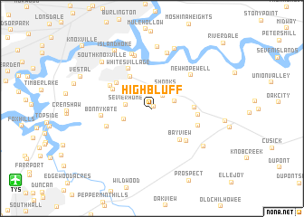 map of High Bluff