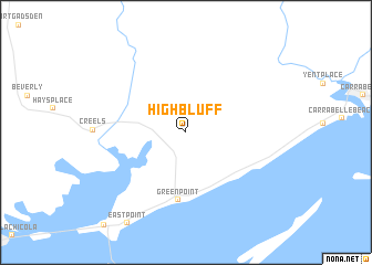 map of High Bluff