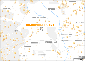 map of High Bridge Estates