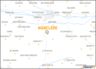 map of Highclere