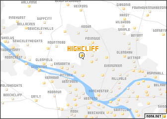 map of Highcliff