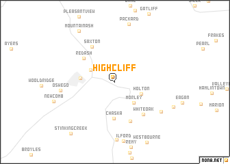 map of Highcliff