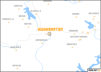 map of High Hampton