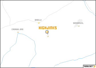 map of Highjinks