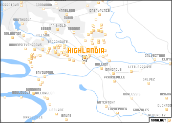 map of Highlandia