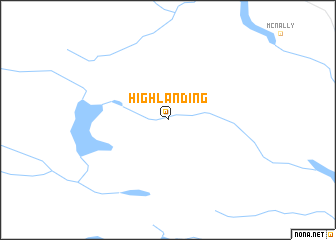 map of High Landing