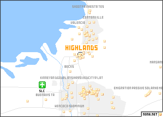 map of Highlands