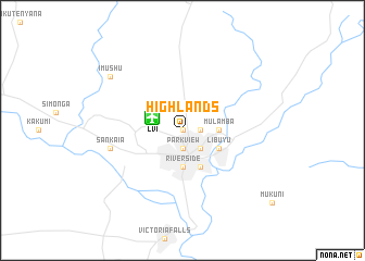 map of Highlands