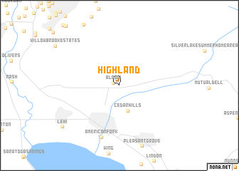 map of Highland