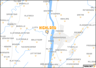 map of Highland