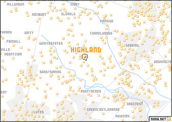 map of Highland