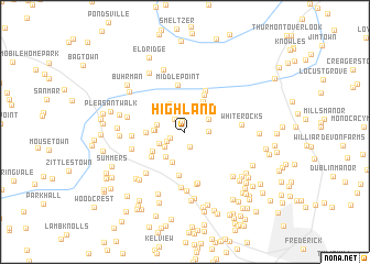 map of Highland