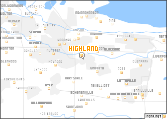 map of Highland