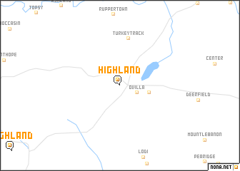 map of Highland