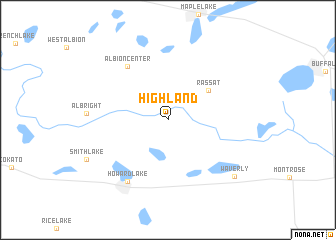 map of Highland