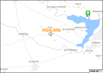 map of Highland